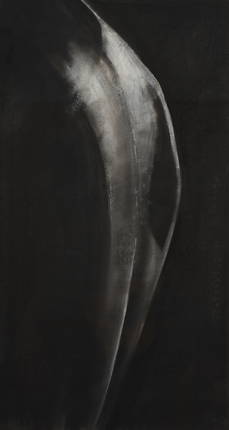 Iceberg – cărbune ,pastel pe hârtie, artistă Edmona – Edmona – O Galerie de Artă