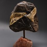 Ochii din piatră – sculptură în bronz, artist Liviu Bumbu – Liviu Bumbu – O Galerie de Artă