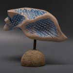 Pește III – sculptură în piatră, artist Liviu Bumbu – Liviu Bumbu – O Galerie de Artă