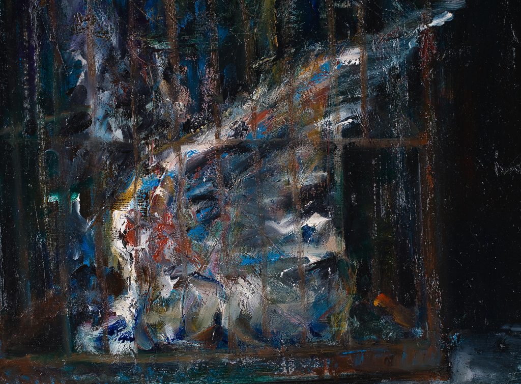Aripă frântă – pictură în ulei, artist Iurie Cojocaru – Iurie Cojocaru – O Galerie de Artă