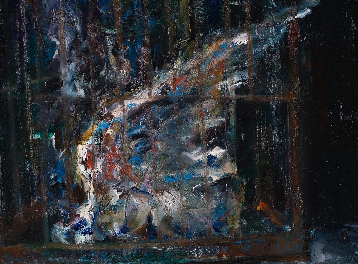 Aripă frântă – pictură în ulei, artist Iurie Cojocaru – Iurie Cojocaru – O Galerie de Artă