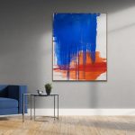 Albastru în soare – pictură în ulei, artist Iurie Cojocaru – Iurie Cojocaru – O Galerie de Artă