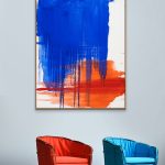 Albastru în soare – pictură în ulei, artist Iurie Cojocaru – Iurie Cojocaru – O Galerie de Artă