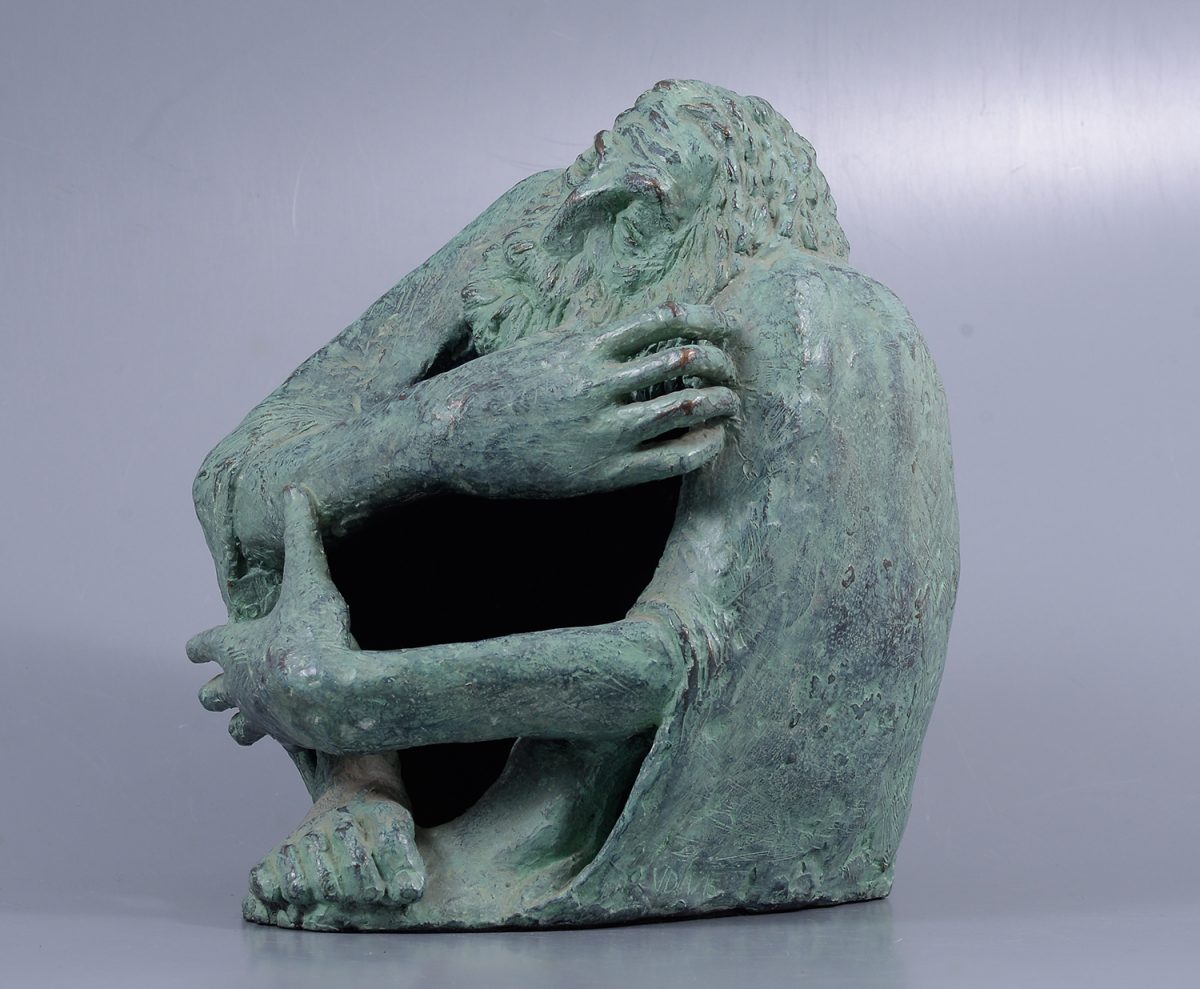 Ecleziastul – sculptură în bronz, artist Valentin Dodică – Valentin Dodică – O Galerie de Artă