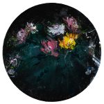 Flori în cerc I – pictură în ulei, artist Iurie Cojocaru – Iurie Cojocaru – O Galerie de Artă
