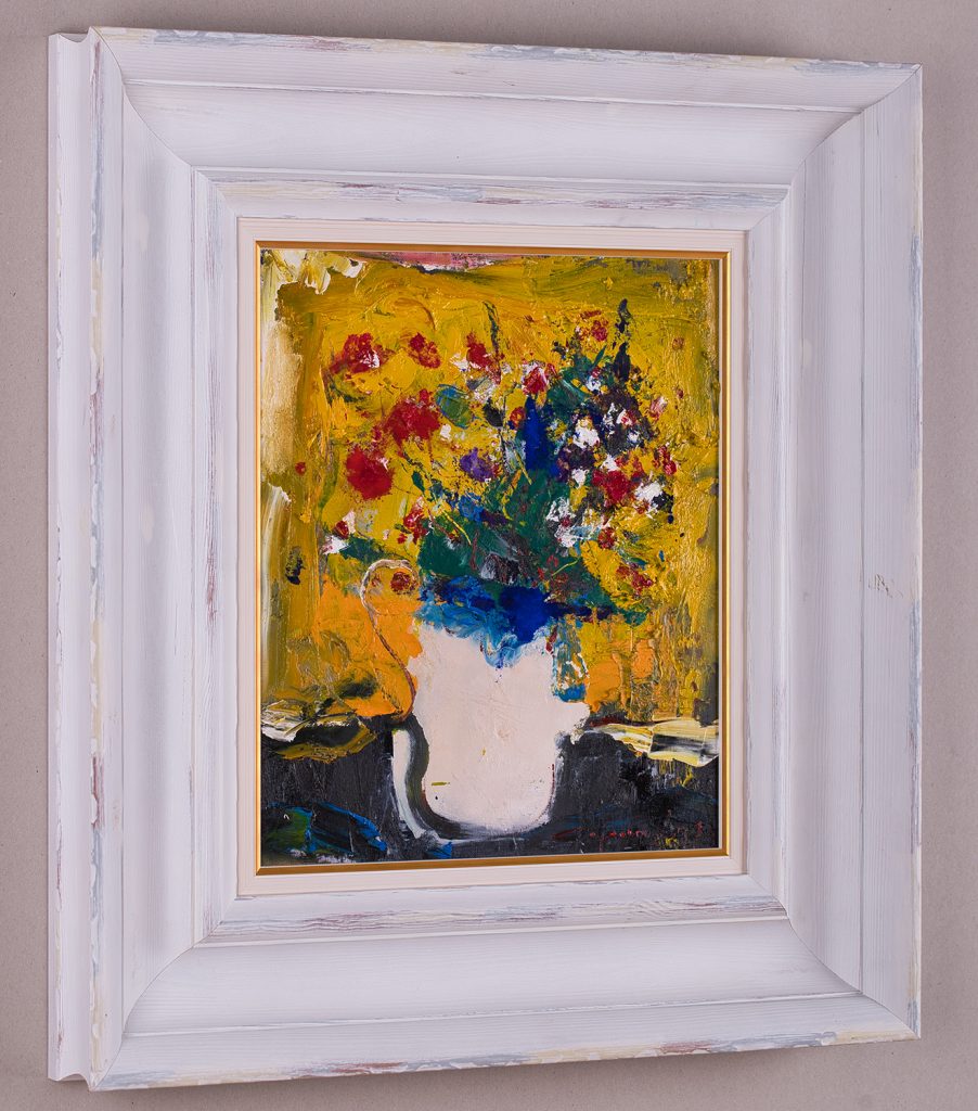 Florile mele – pictură în ulei, artist Iurie Cojocaru – Iurie Cojocaru – O Galerie de Artă