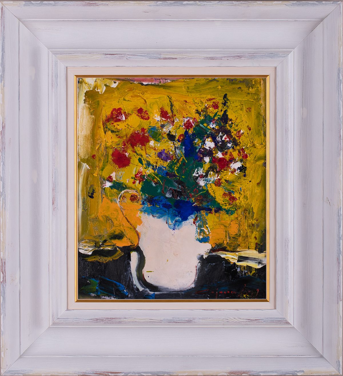 Florile mele – pictură în ulei, artist Iurie Cojocaru – Iurie Cojocaru – O Galerie de Artă