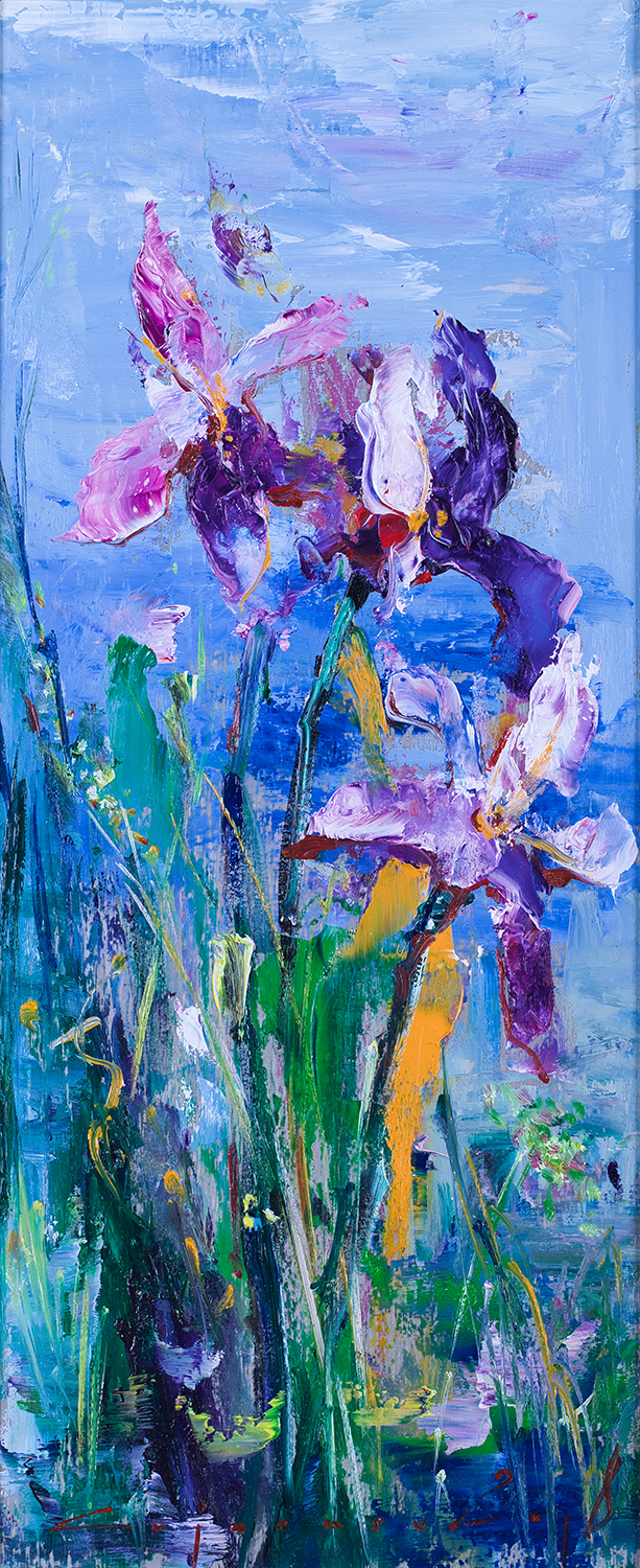 Iriși – pictură în ulei, artist Iurie Cojocaru – Iurie Cojocaru – O Galerie de Artă