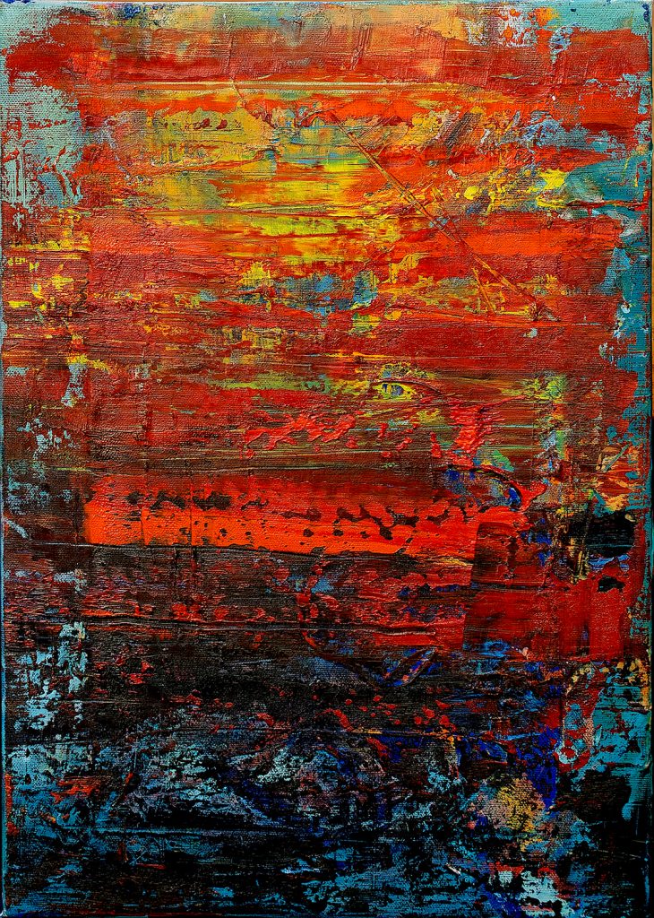Urmă pe pânza vieții – pictură în ulei, artistă Cristina Marian – Cristina Marian – O Galerie de Artă