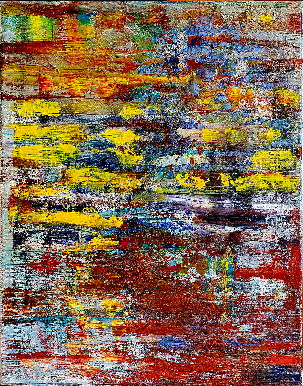 Pânza vieții – pictură în ulei, artistă Cristina Marian – Cristina Marian – O Galerie de Artă