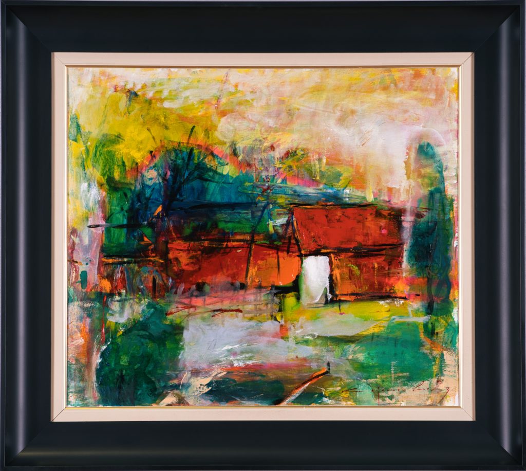 Margine de sat II – pictură în ulei, artist Iurie Cojocaru – Iurie Cojocaru – O Galerie de Artă