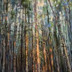 Lumină în desiș – pictură în ulei, artist Petru Leahu – Petru Leahu – O Galerie de Artă