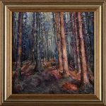 Lumini pe molizi – pictură în ulei, artist Petru Leahu – Petru Leahu – O Galerie de Artă