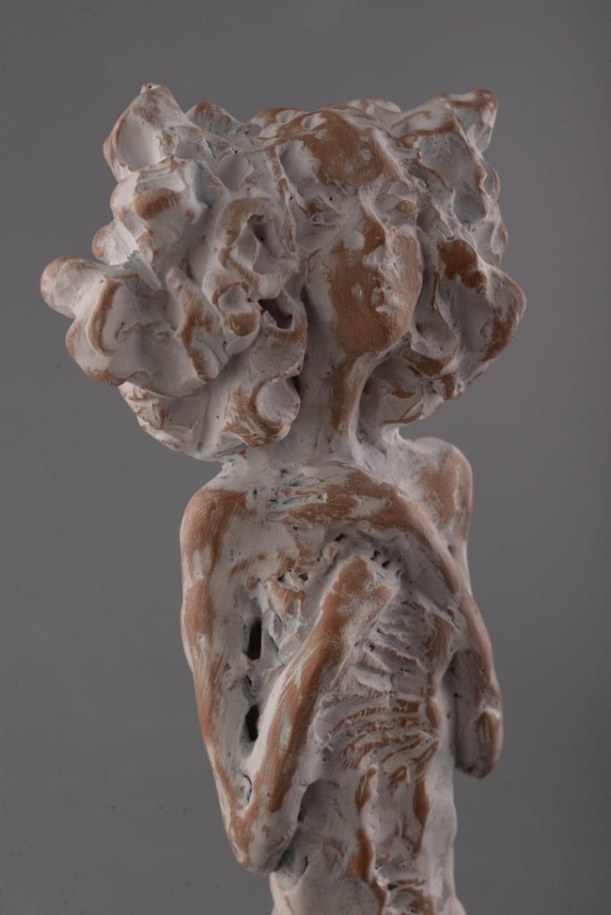 Luminare – sculptură în lut ars patinat, artist Petru Leahu – Petru Leahu – O Galerie de Artă