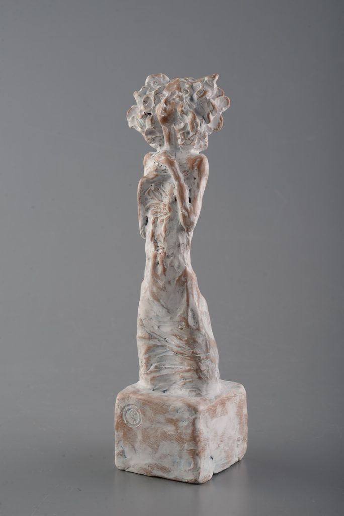 Luminare – sculptură în lut ars patinat, artist Petru Leahu – Petru Leahu – O Galerie de Artă