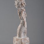 Luminare – sculptură în lut ars patinat, artist Petru Leahu – Petru Leahu – O Galerie de Artă