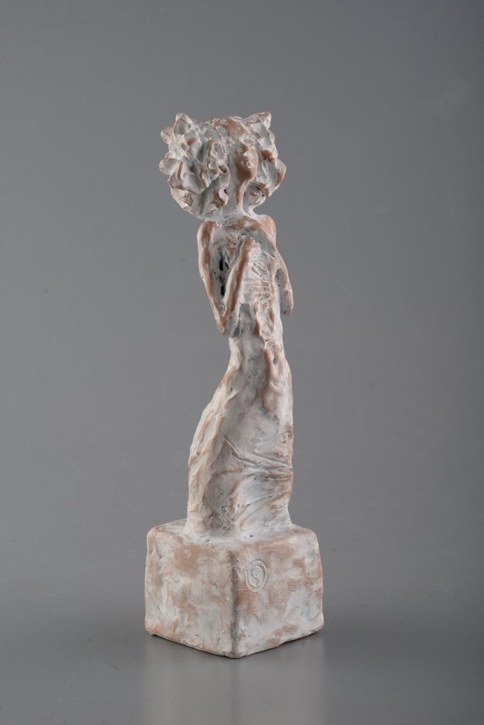 Luminare – sculptură în lut ars patinat, artist Petru Leahu – Petru Leahu – O Galerie de Artă
