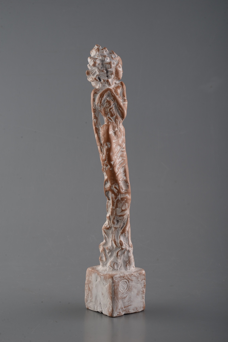 Nobles – sculptură în lut ars patinat, artist Petru Leahu – Petru Leahu – O Galerie de Artă
