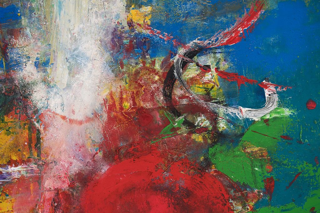 Umbra călărețului milostiv IV – pictură în ulei, artist Iurie Cojocaru – Iurie Cojocaru – O Galerie de Artă