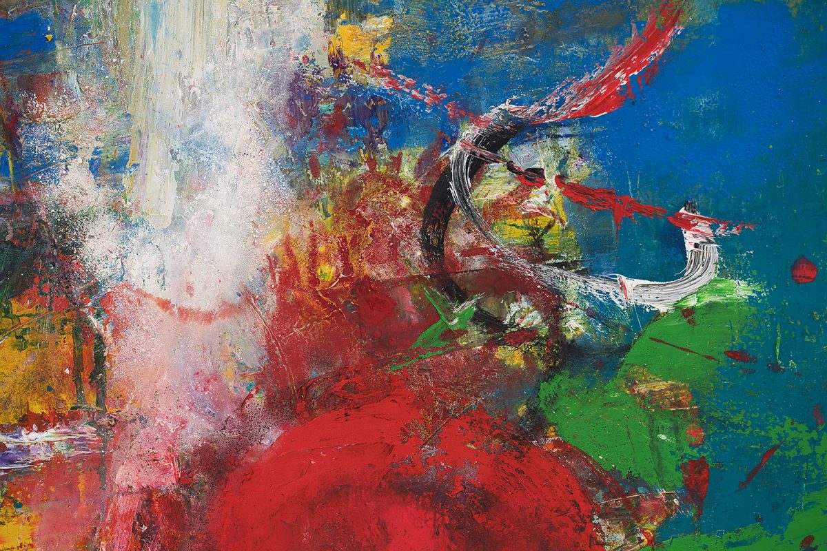 Umbra călărețului milostiv IV – pictură în ulei, artist Iurie Cojocaru – Iurie Cojocaru – O Galerie de Artă