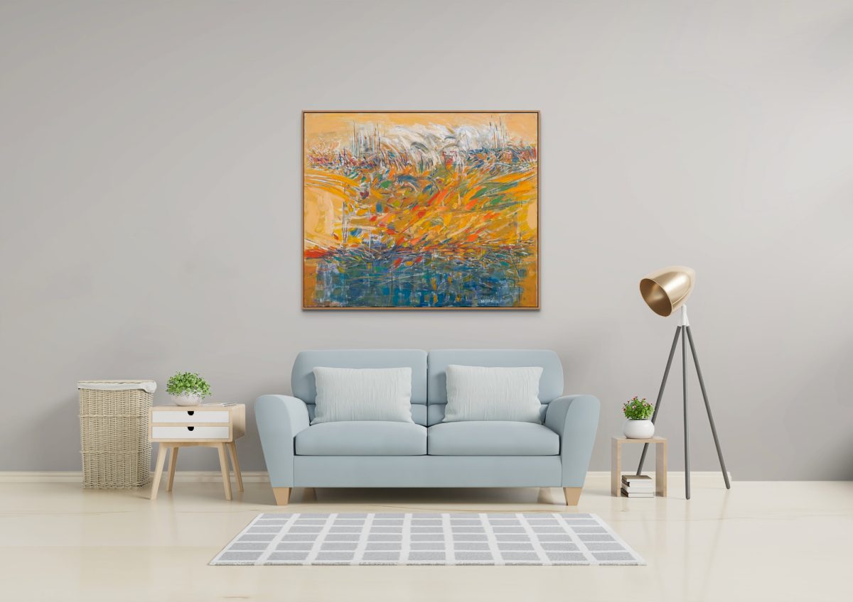 Interferențe – pictură în ulei, artist Andrei Negură – Andrei Negură – O Galerie de Artă