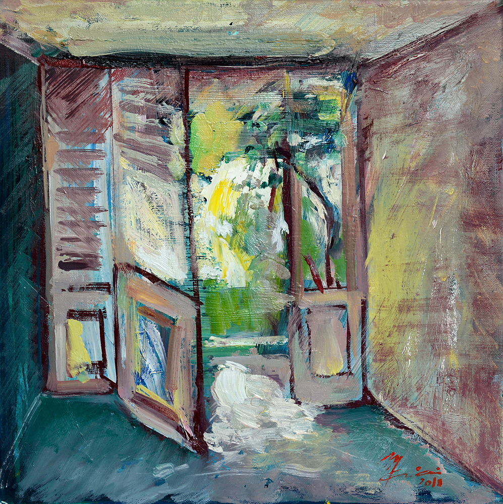 Escape – pictură în ulei, artistă Cristina Marian – Cristina Marian – O Galerie de Artă