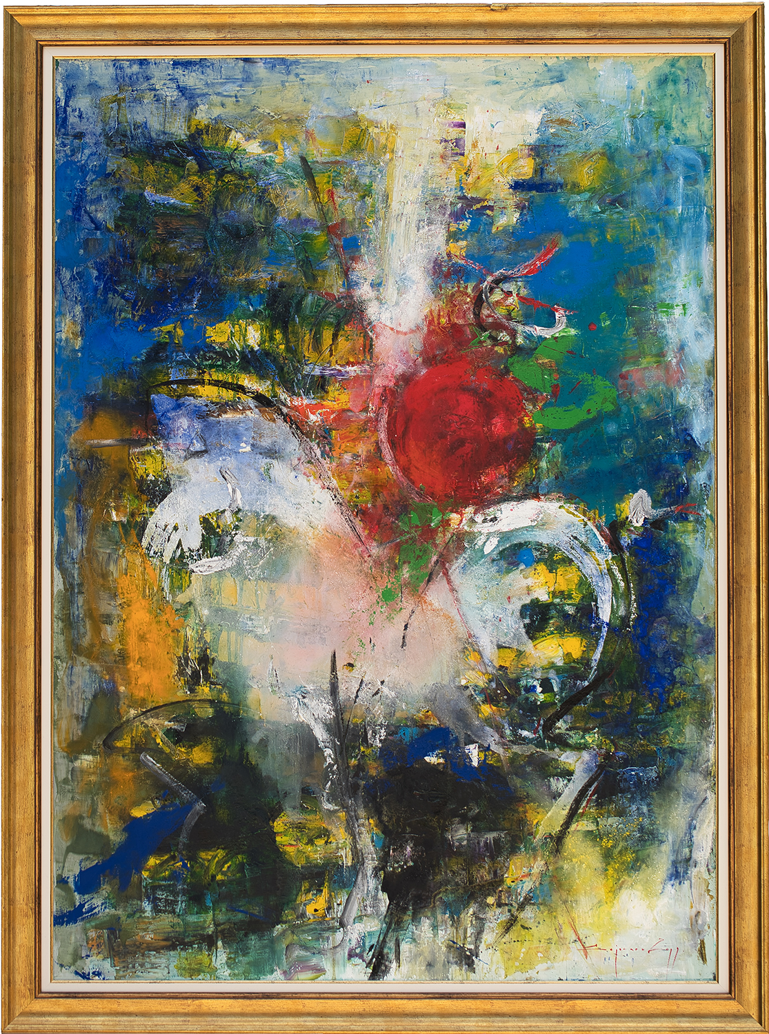 Umbra călărețului milostiv IV – pictură în ulei, artist Iurie Cojocaru – Iurie Cojocaru – O Galerie de Artă
