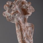 Solitudine – sculptură în lut ars patinat, artist Petru Leahu – Petru Leahu – O Galerie de Artă