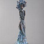 Vis – sculptură în lut ars patinat, artist Petru Leahu – Petru Leahu – O Galerie de Artă