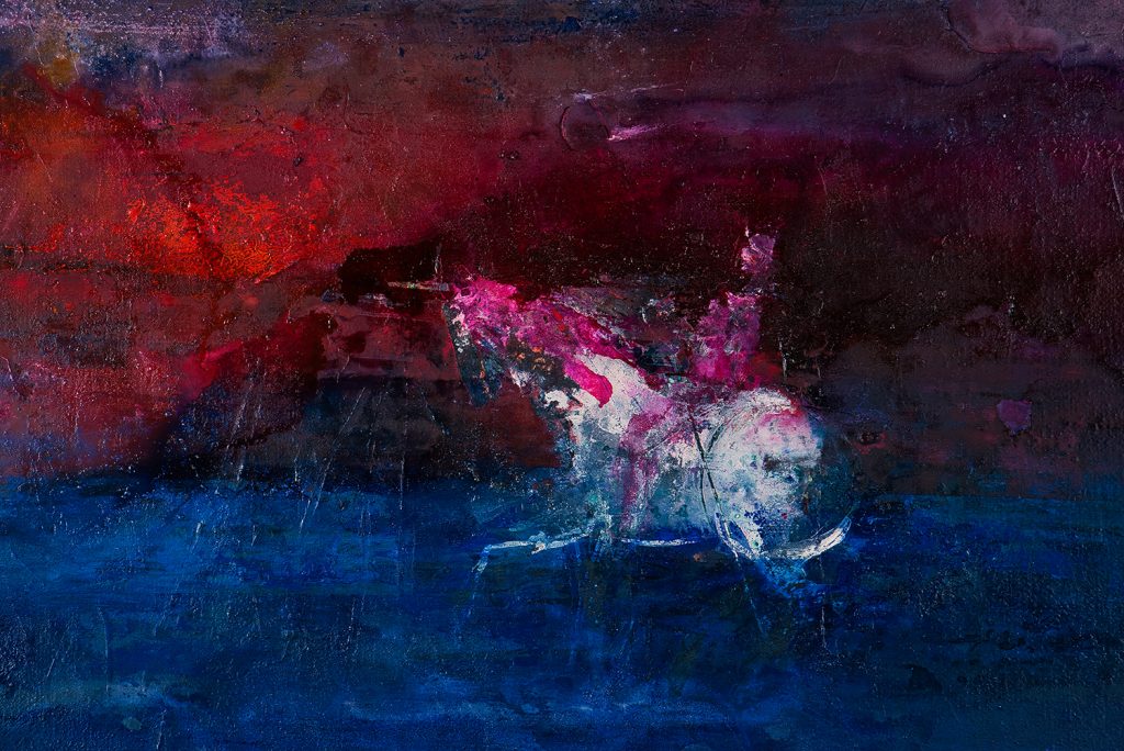 Umbra călărețului milostiv III – pictură în ulei, artist Iurie Cojocaru – Iurie Cojocaru – O Galerie de Artă