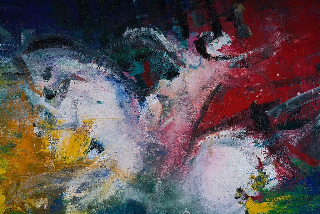 Umbra călărețului milostiv – pictură în ulei, artist Iurie Cojocaru – Iurie Cojocaru – O Galerie de Artă