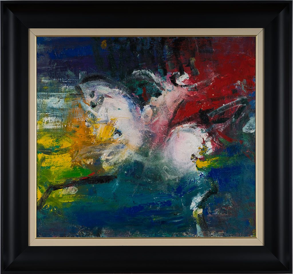 Umbra călărețului milostiv – pictură în ulei, artist Iurie Cojocaru – Iurie Cojocaru – O Galerie de Artă