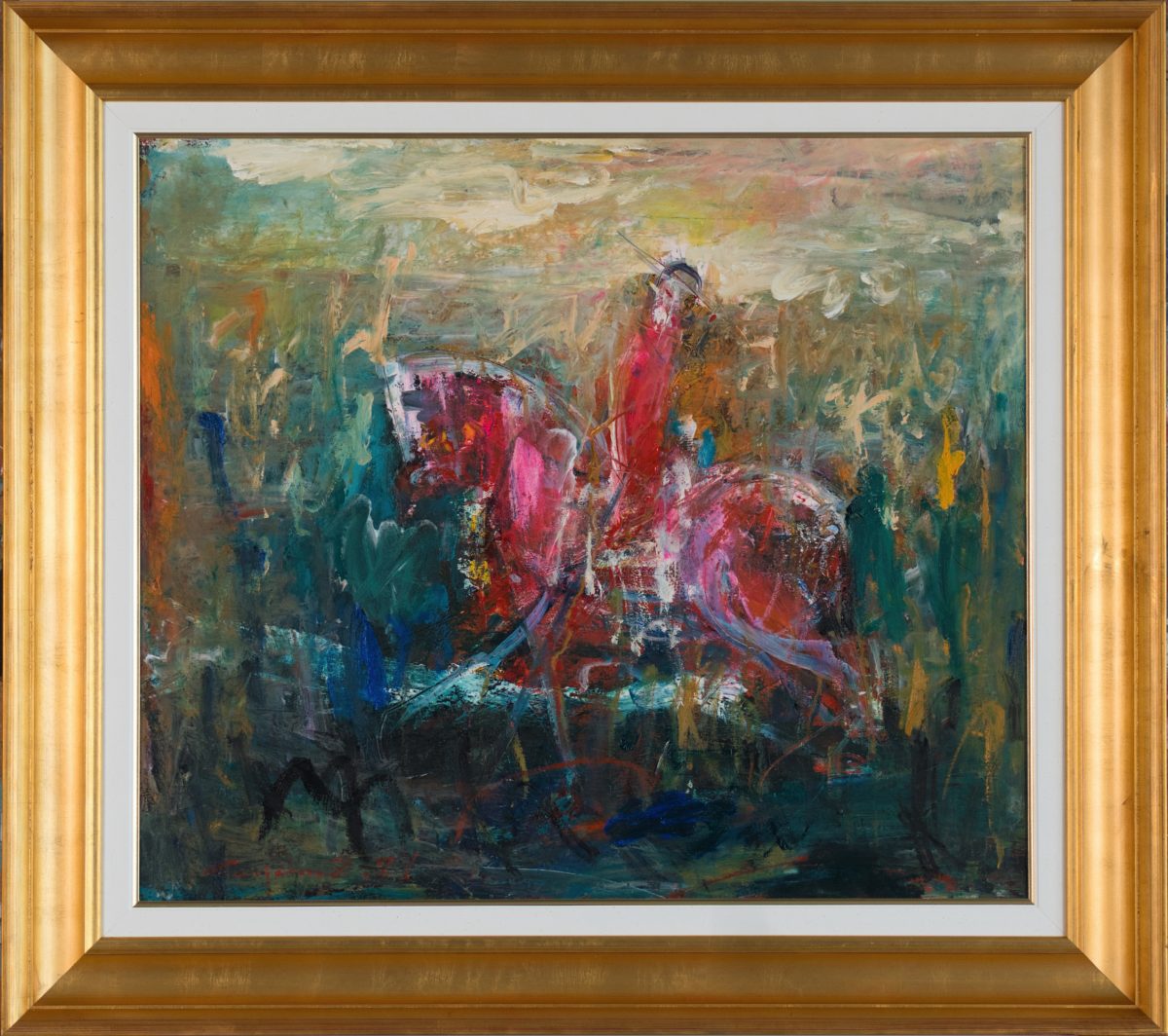 Călărețul nevăzut – pictură în ulei, artist Iurie Cojocaru – Iurie Cojocaru – O Galerie de Artă
