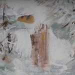 Iarna pe ulițe – pictură în ulei, artist Octavian Cosman – Octavian Cosman – O Galerie de Artă