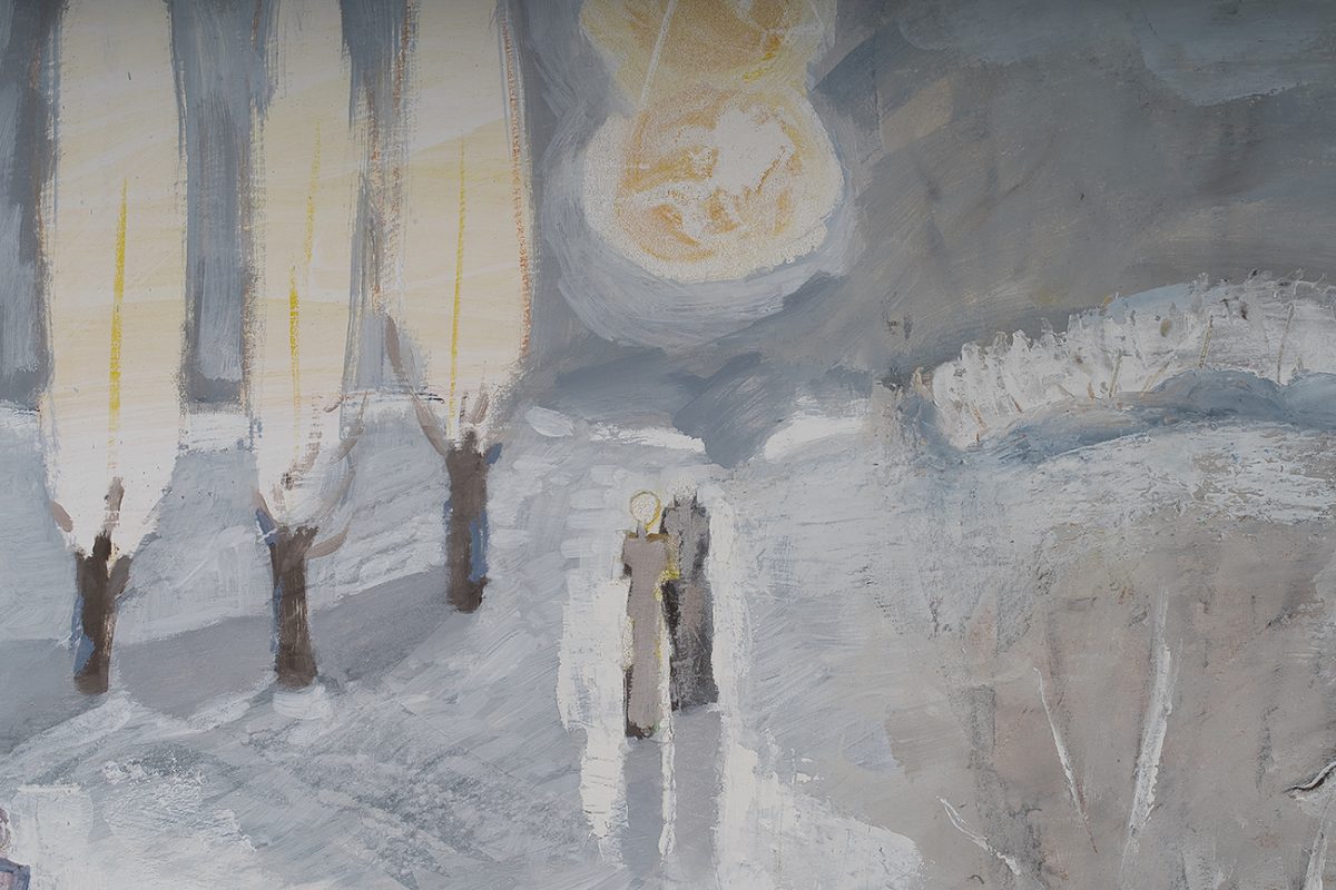 Cărarea – pictură în ulei, artist Octavian Cosman – Octavian Cosman – O Galerie de Artă