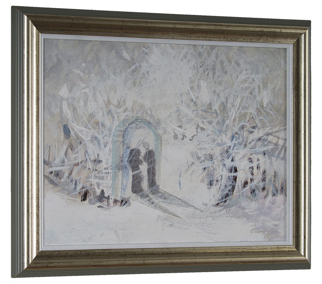 Poarta iernii – pictură în ulei, artist Octavian Cosman – Octavian Cosman – O Galerie de Artă