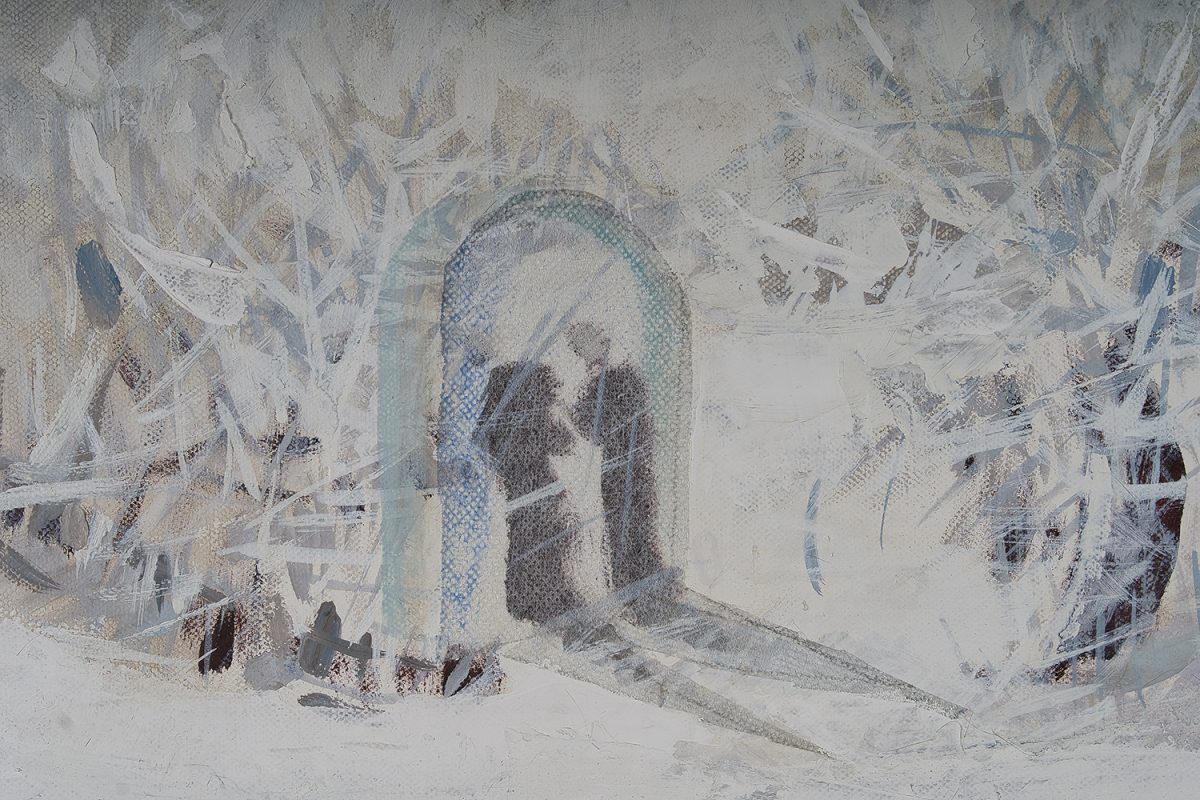 Poarta iernii – pictură în ulei, artist Octavian Cosman – Octavian Cosman – O Galerie de Artă