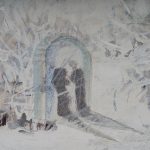 Poarta iernii – pictură în ulei, artist Octavian Cosman – Octavian Cosman – O Galerie de Artă