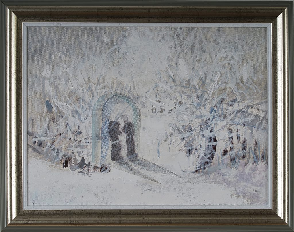 Poarta iernii – pictură în ulei, artist Octavian Cosman – Octavian Cosman – O Galerie de Artă