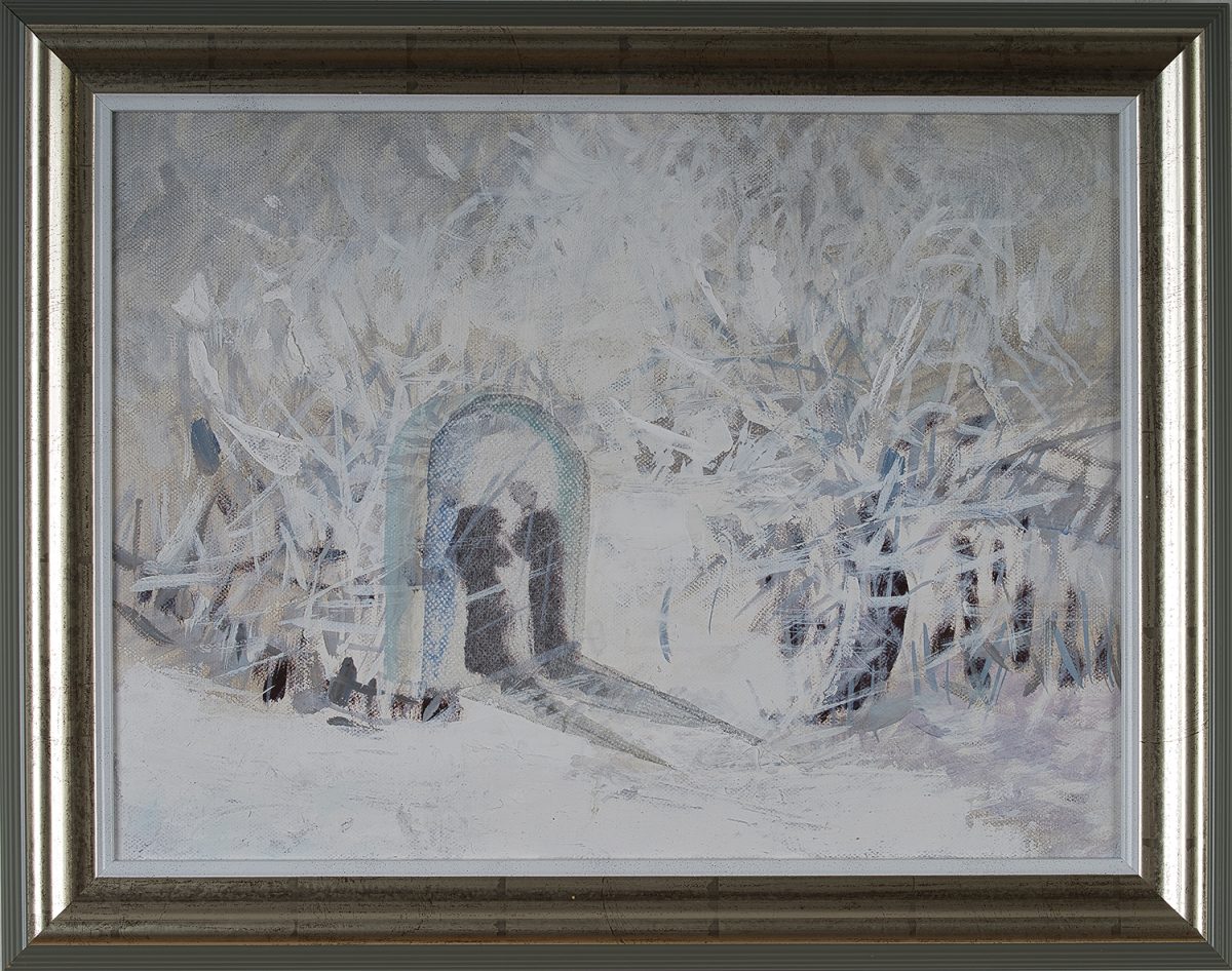 Poarta iernii – pictură în ulei, artist Octavian Cosman – Octavian Cosman – O Galerie de Artă