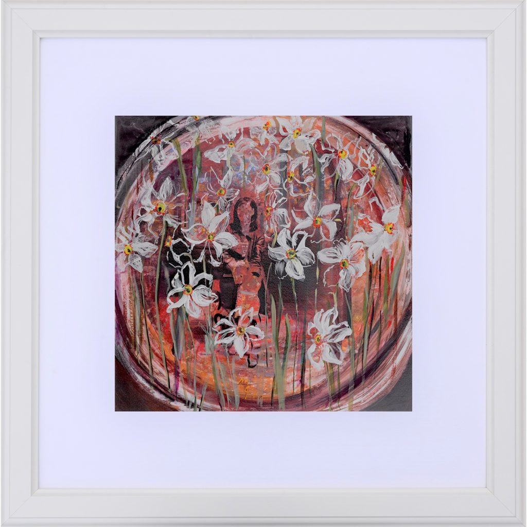 Primăvara promisă – tehnică mixtă, artistă Cristina Marian – Cristina Marian – O Galerie de Artă