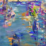 Port – pictură în ulei, artistă Cristina Marian – Cristina Marian – O Galerie de Artă