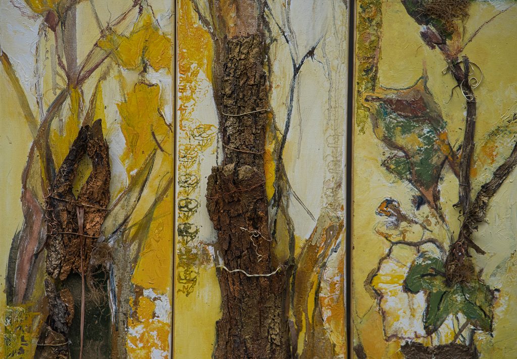 Vița de vie – pictură în ulei, artistă Katalin Hajdu – Katalin Hajdu – O Galerie de Artă