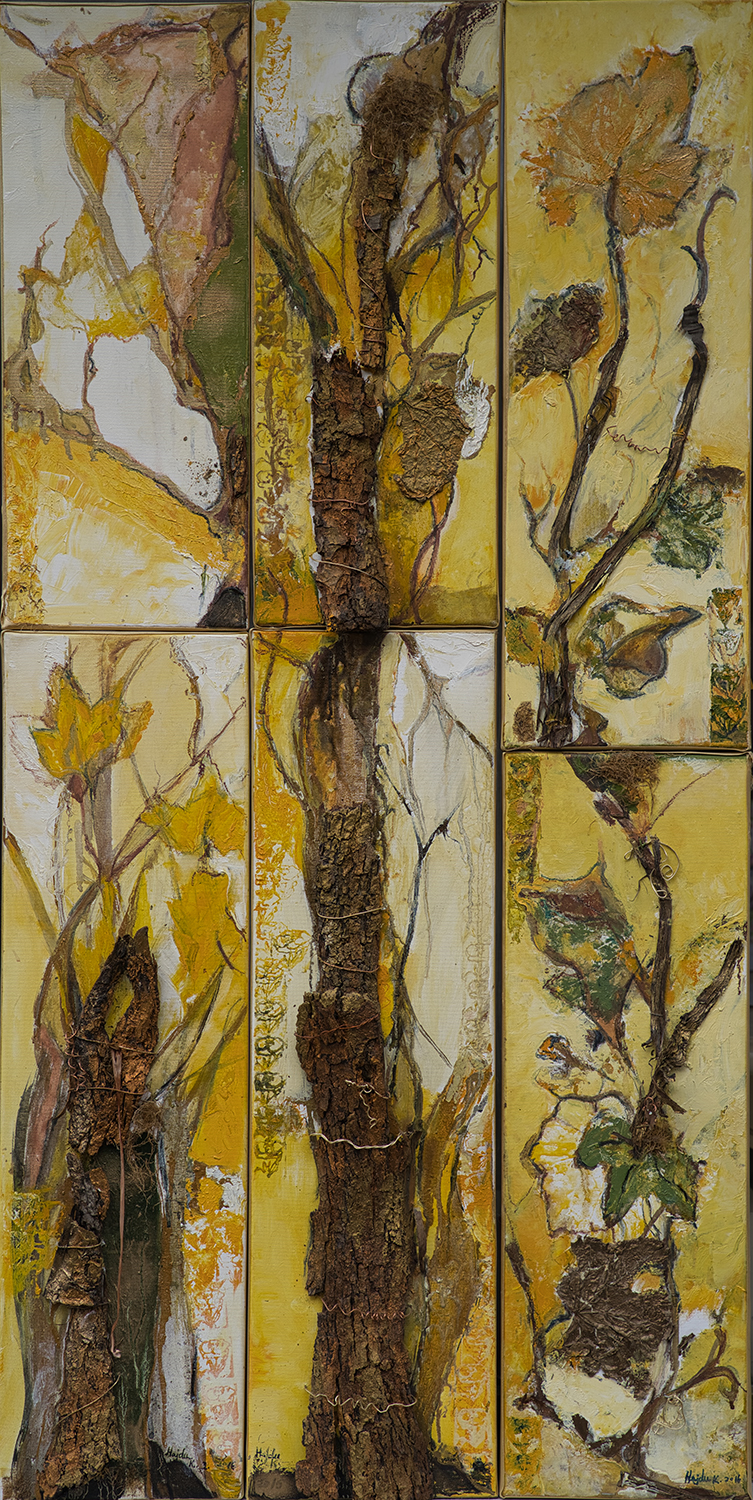 Vița de vie – pictură în ulei, artistă Katalin Hajdu – Katalin Hajdu – O Galerie de Artă