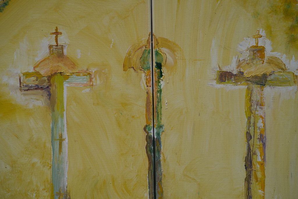 Masa Regelui – pictură în ulei, artistă Katalin Hajdu – Katalin Hajdu – O Galerie de Artă