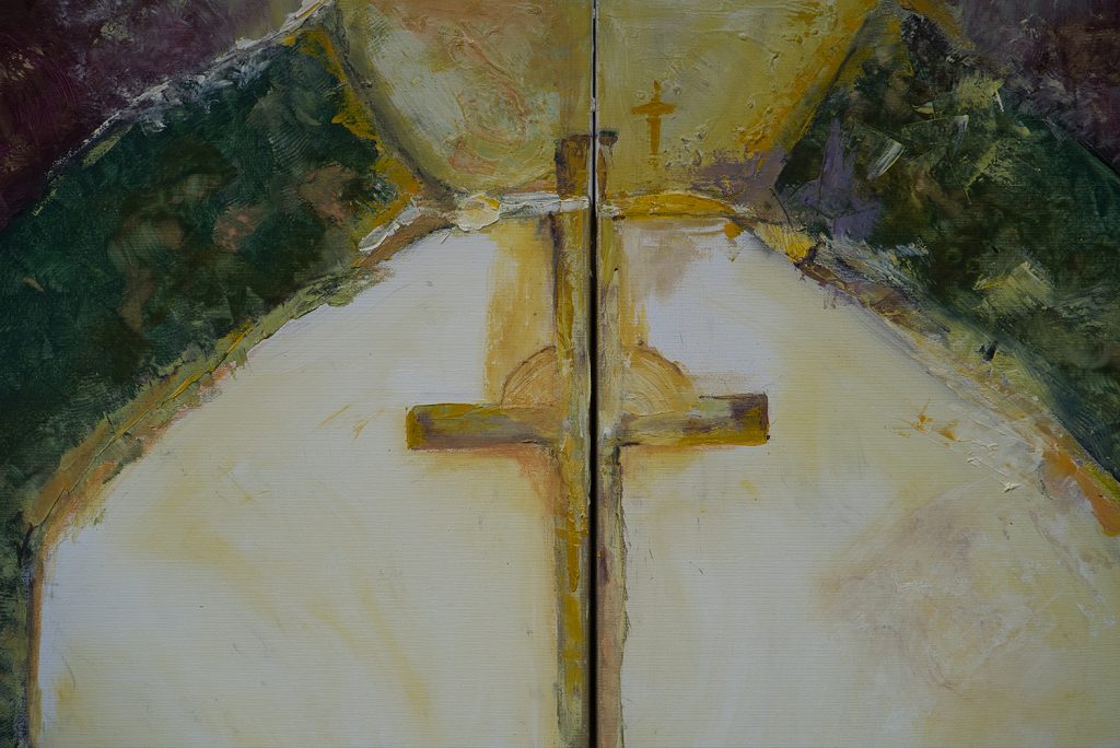 Masa Regelui II – pictură în ulei, artistă Katalin Hajdu – Katalin Hajdu – O Galerie de Artă
