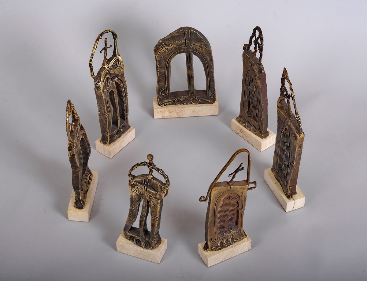 Grup statuar 7 – sculpturi în bronz – sculptură în bronz, artist Liviu Bumbu – Liviu Bumbu – O Galerie de Artă