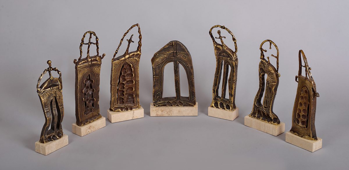 Grup statuar 7 – sculpturi în bronz – sculptură în bronz, artist Liviu Bumbu – Liviu Bumbu – O Galerie de Artă