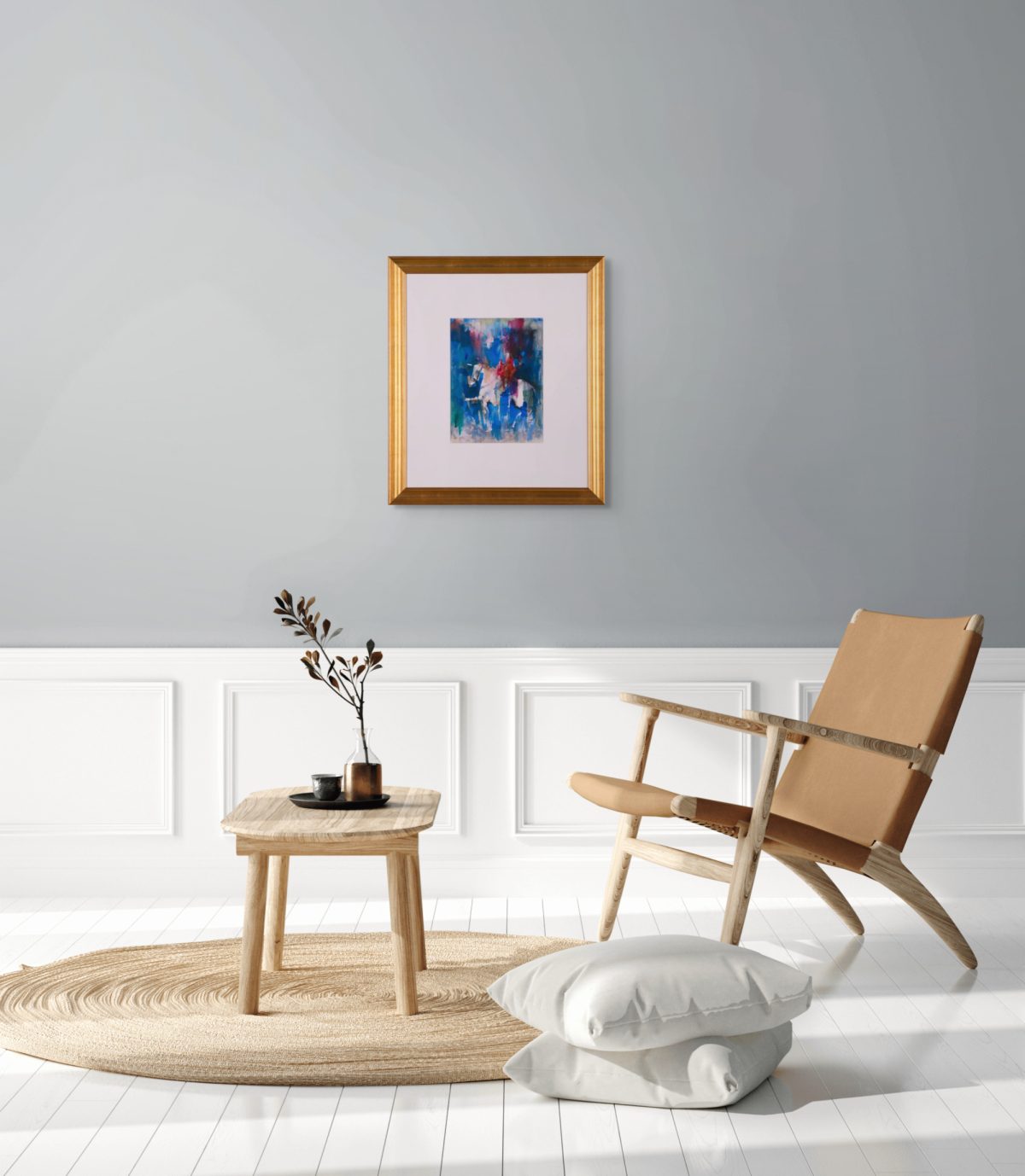 Calărețul anonim – pictură în ulei, artist Iurie Cojocaru – Iurie Cojocaru – O Galerie de Artă