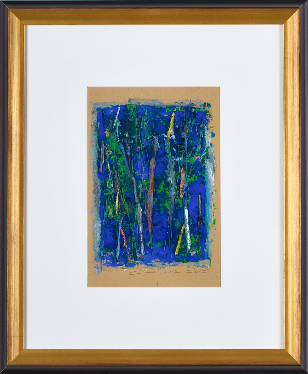 Dialog în albastru – pictură în ulei, artist Iurie Cojocaru – Iurie Cojocaru – O Galerie de Artă